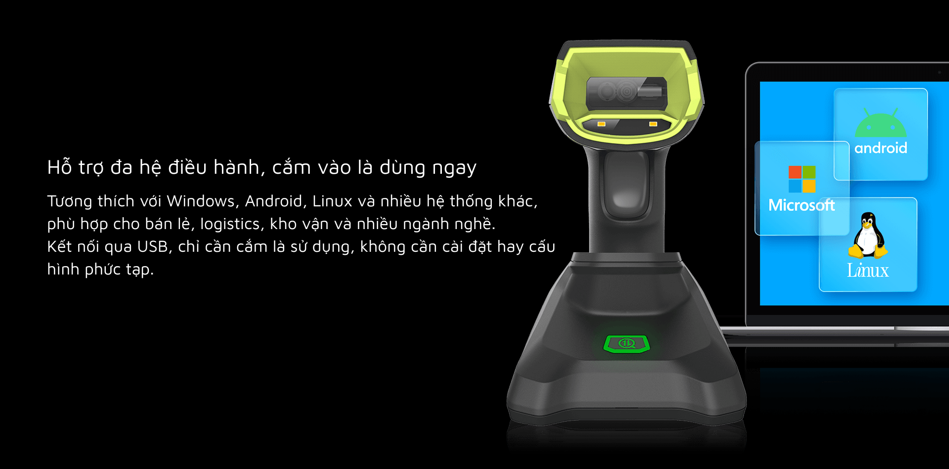 Máy Quét J15 Cắm Là Dùng