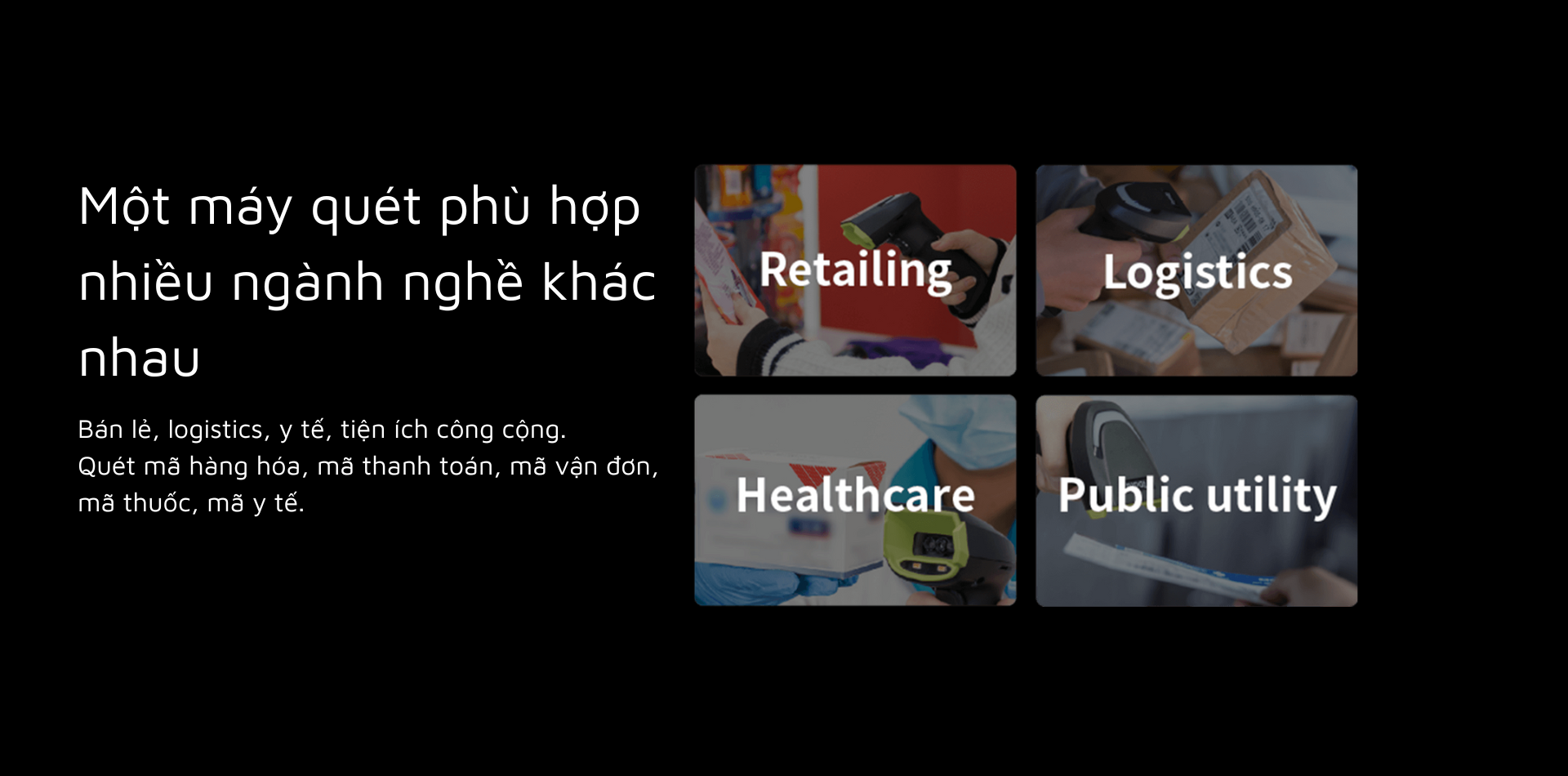 Máy Quét J15 Phù Hợp Tất Cả Ngành Nghề